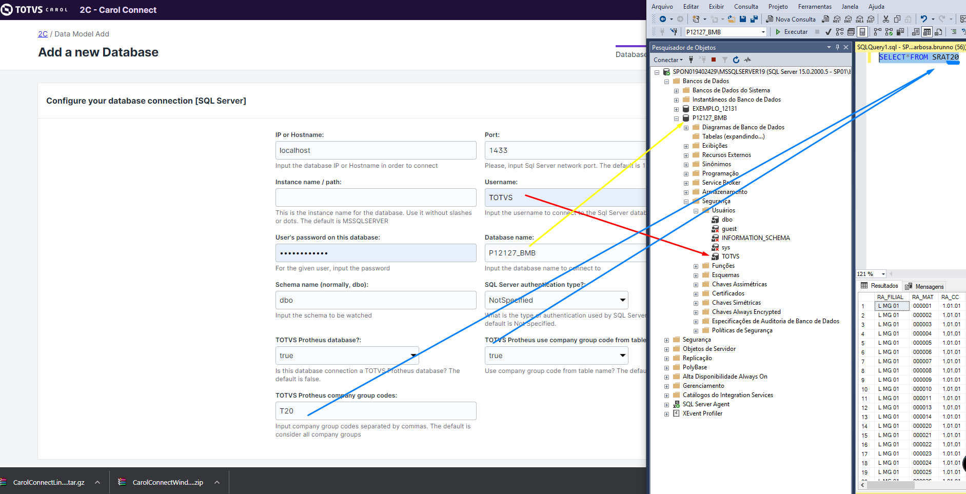 Connector: Database Configs