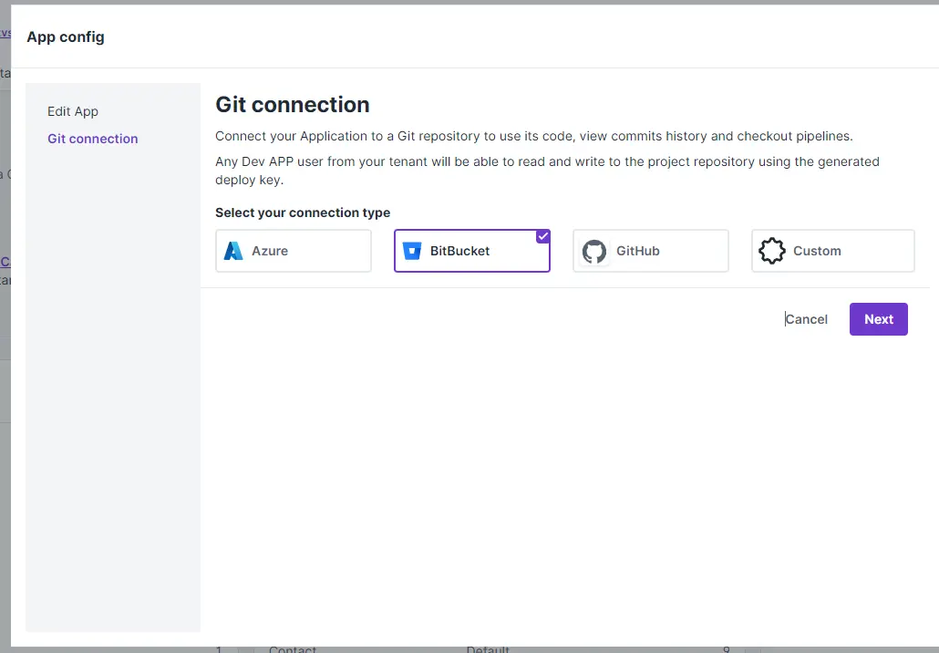 Carol App Bitbucket Step 1