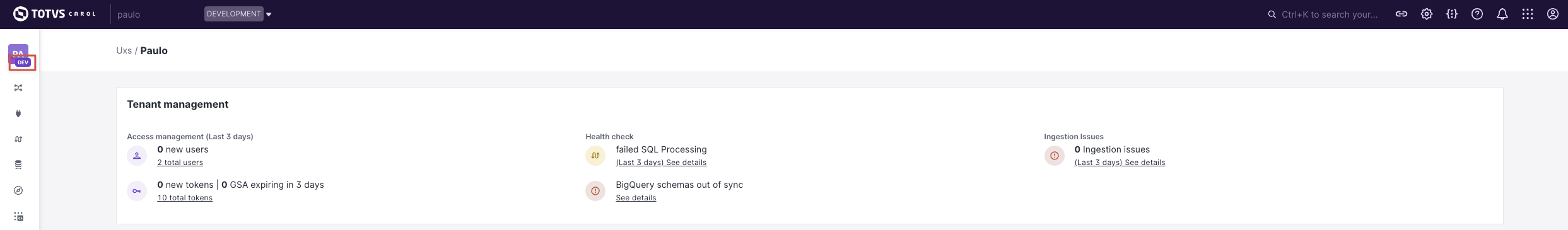 Carol App - Web APP Step 1