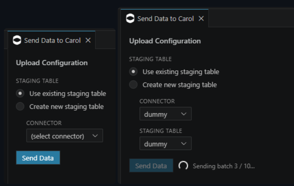 VSCode Upload Data - Configuration