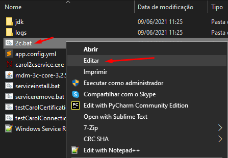 Windows: 2c.bat File
